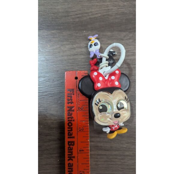 Disney Doorables Minnie Mouse Backpack Clip Charm W/ Sparkly Eyes Collectible - Picture 5 of 5